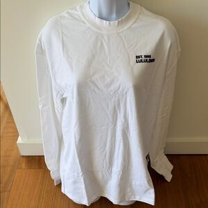Lululemon Athletica Long Sleeve white T-shirt